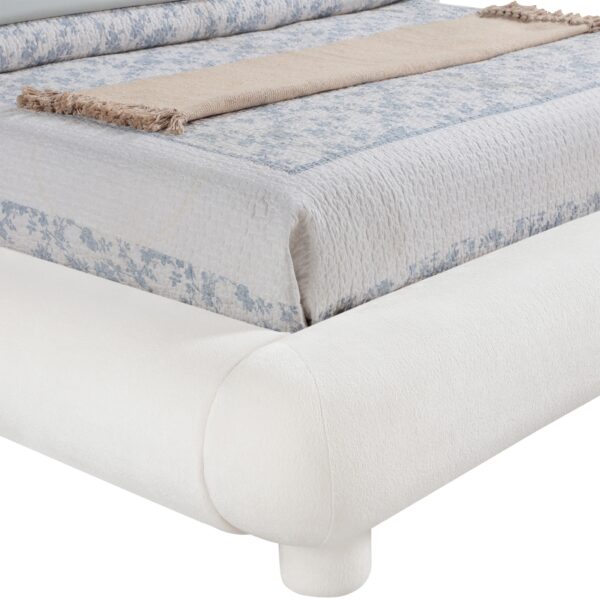 Blair Chenille Fabric Upholstered Bed