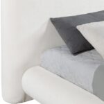 Blair Chenille Fabric Upholstered Twin Bed