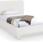 Blair Chenille Fabric Upholstered Twin Bed