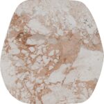 Puglia Marble Top And Oak Wood Base End Table