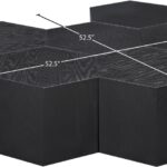 Eternal Oak Wood 6pc. Modular Coffee Table