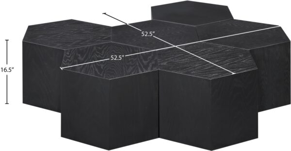 Eternal Oak Wood 6pc. Modular Coffee Table