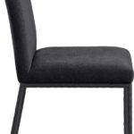 Reeves Chenille Fabric Upholstered Dining Side Chair