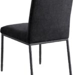 Reeves Chenille Fabric Upholstered Dining Side Chair