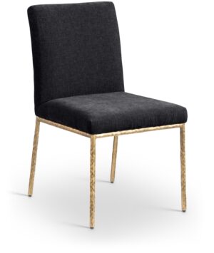 Reeves Chenille Fabric Upholstered Dining Side Chair