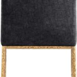 Reeves Chenille Fabric Upholstered Dining Side Chair