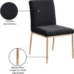 Reeves Chenille Fabric Upholstered Dining Side Chair