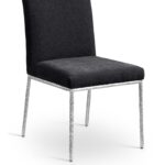 Reeves Chenille Fabric Upholstered Dining Side Chair