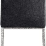 Reeves Chenille Fabric Upholstered Dining Side Chair