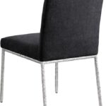 Reeves Chenille Fabric Upholstered Dining Side Chair