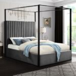 Jax Velvet Upholstered Bed