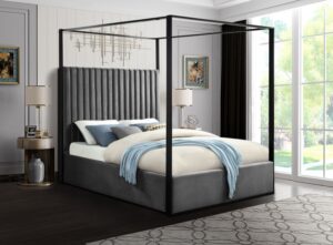 Jax Velvet Upholstered Bed
