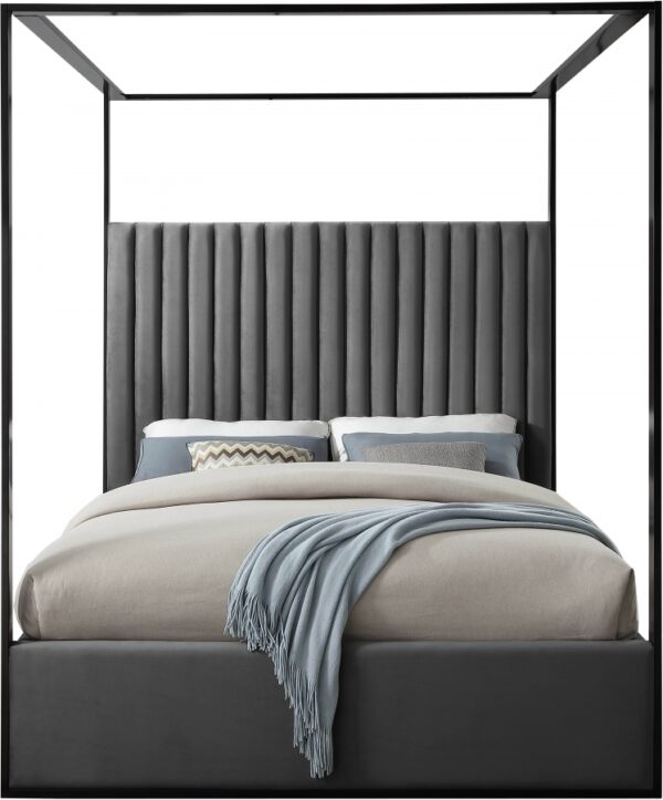 Jax Velvet Upholstered Bed
