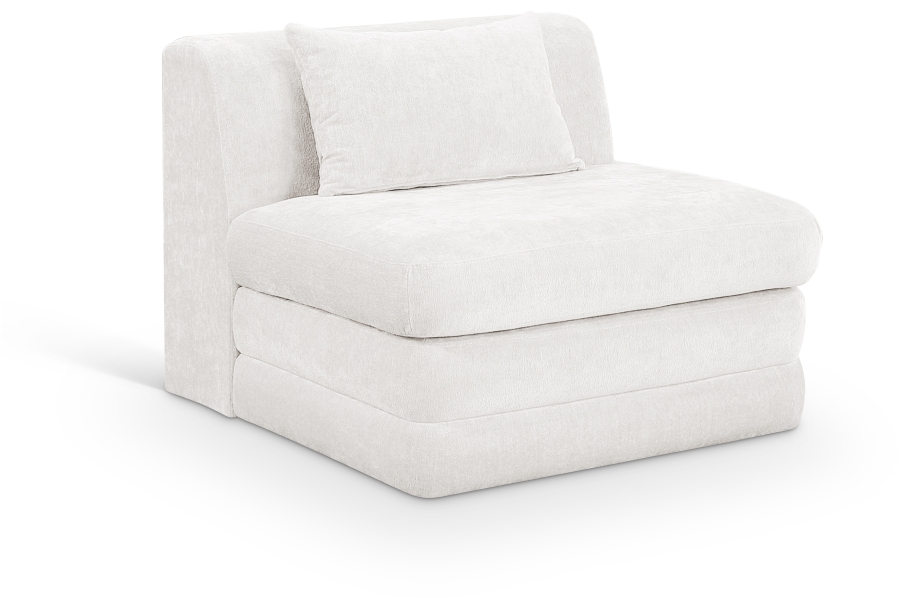 Stellar Chenille Fabric Upholstered Modular Accent Chair