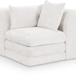 Stellar Chenille Fabric Upholstered Modular Accent Chair