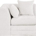 Stellar Chenille Fabric Upholstered Modular Accent Chair