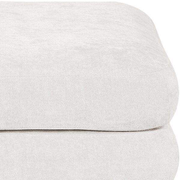Stellar Chenille Fabric Upholstered Modular Ottoman