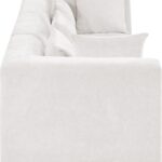 Stellar 114" Chenille Fabric Upholstered 3pc. Modular Sofa