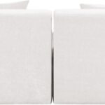 Stellar 152" Chenille Fabric Upholstered 4pc. Modular Sofa