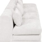 Stellar 152" Chenille Fabric Upholstered 4pc. Modular Sofa