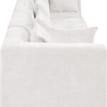 Stellar 152" Chenille Fabric Upholstered 4pc. Modular Sofa