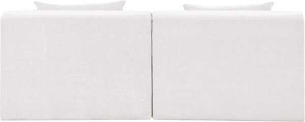 Stellar 76" Chenille Fabric Upholstered 2pc. Modular Loveseat