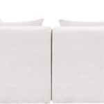 Stellar 76" Chenille Fabric Upholstered 2pc. Modular Loveseat