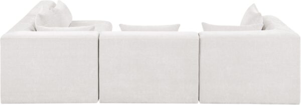 Stellar 114" Chenille Fabric Upholstered 4Pc. Modular Sectional