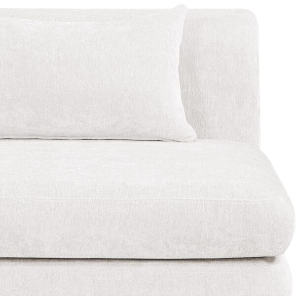 Stellar 114" Chenille Fabric Upholstered 4Pc. Modular Sectional