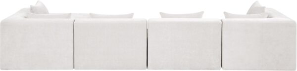 Stellar 152" Chenille Fabric Upholstered 5Pc. Modular Sectional