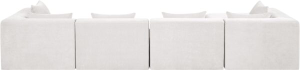 Stellar 152" Chenille Fabric Upholstered 5Pc. Modular Sectional