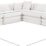 Stellar 114" Chenille Fabric Upholstered 5Pc. Modular Sectional