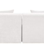 Stellar 152" Chenille Fabric Upholstered 5Pc. Modular Sectional