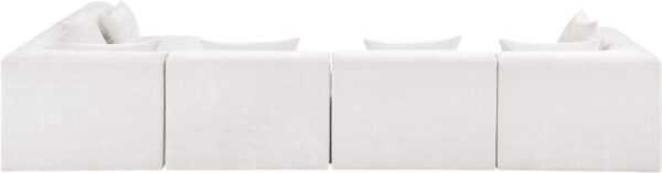 Stellar 152" Chenille Fabric Upholstered 5Pc. Modular Sectional
