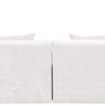 Stellar 152" Chenille Fabric Upholstered 6Pc. Modular Sectional