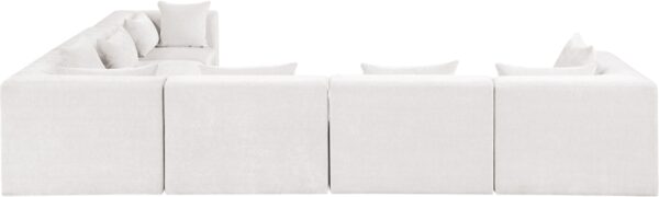 Stellar 152" Chenille Fabric Upholstered 6Pc. Modular Sectional