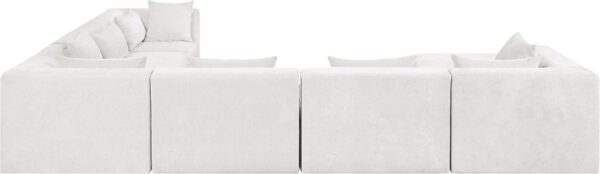Stellar 152" Chenille Fabric Upholstered 7Pc. Modular Sectional