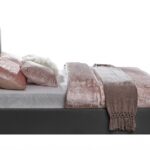 Lily Velvet Upholstered Bed
