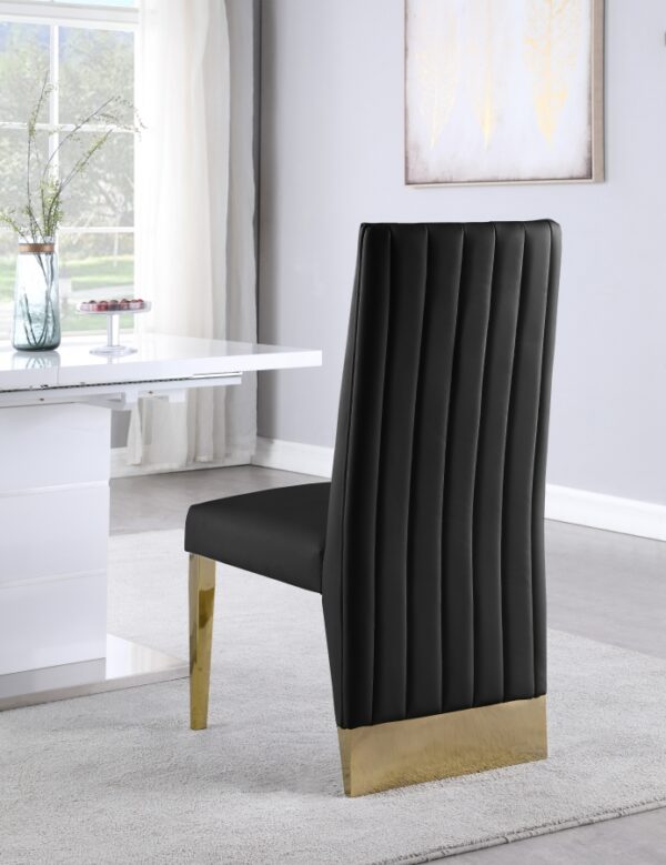 Porsha Vegan Leather Upholstered Dining Chair