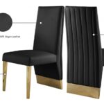 Porsha Vegan Leather Upholstered Dining Chair