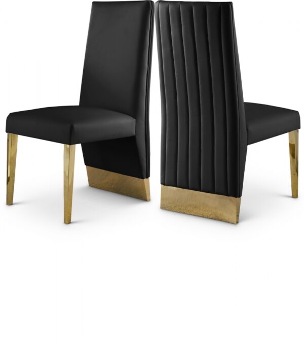 Porsha Vegan Leather Upholstered Dining Chair