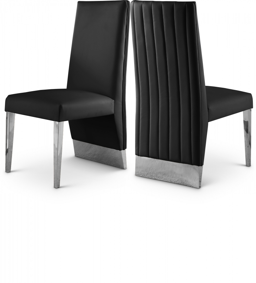 Porsha Vegan Leather Upholstered Dining Chair