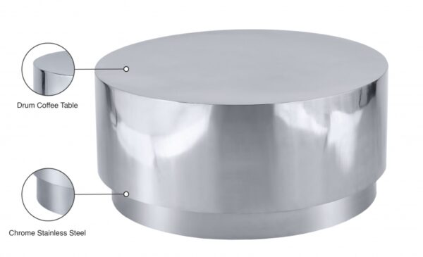 Jazzy Stainless Steel Coffee Table