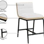 Viceroy Fabric Upholstered Counter Stool
