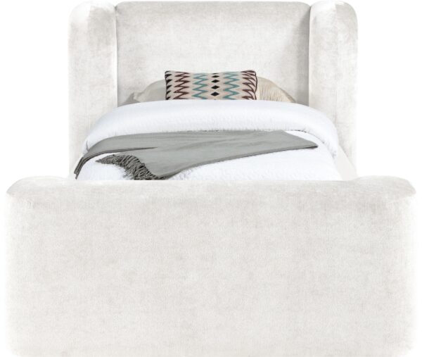 Modena Chenille Fabric Upholstered Bed