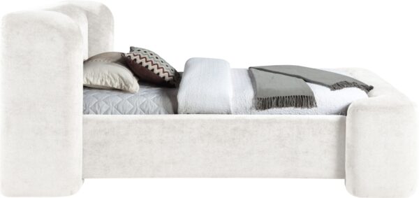 Modena Chenille Fabric Upholstered Bed