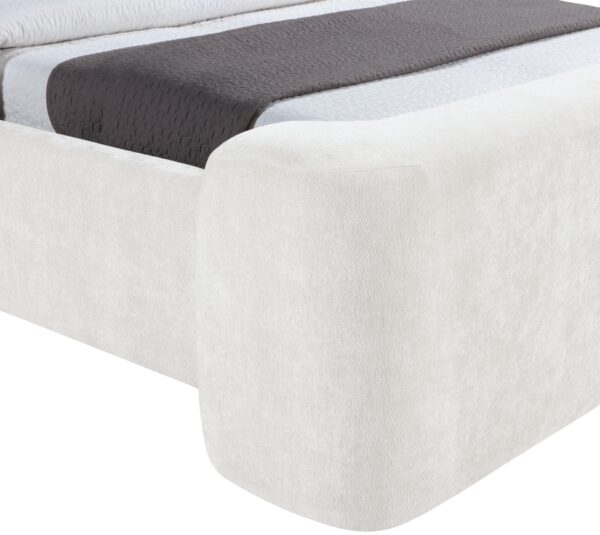 Modena Chenille Fabric Upholstered Bed