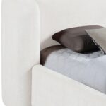 Modena Chenille Fabric Upholstered Twin Bed