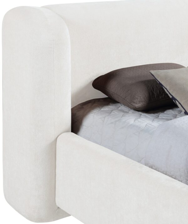 Modena Chenille Fabric Upholstered Bed