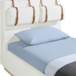 Bennet Linen Textured Fabric Upholstered Bed